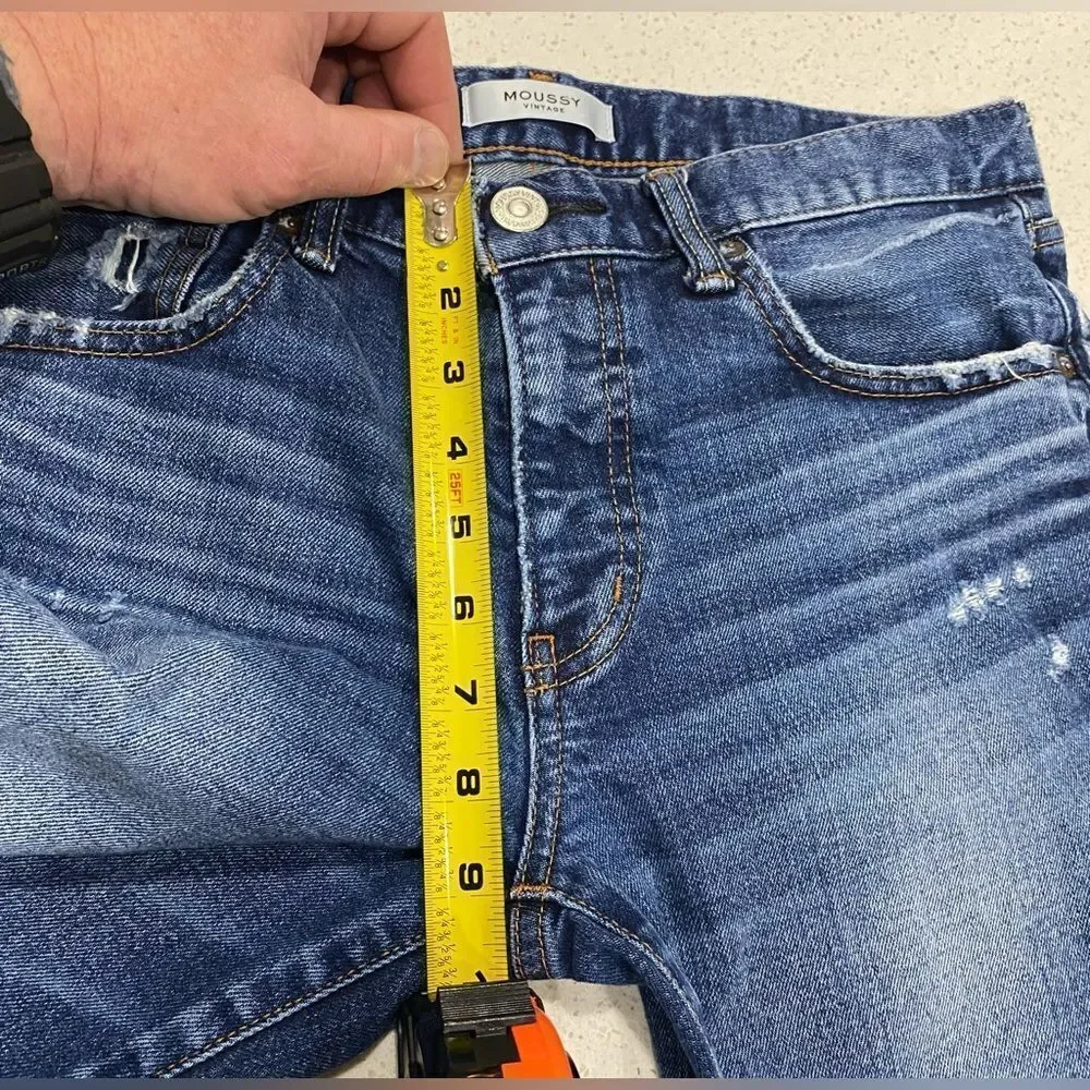 Moussy Vintage Women’s Jeans Size 28x27 Stretch Denim EUC